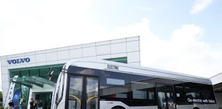 The new Volvo BZL-GML Eco Range electric bus. | Shah Alam, Selangor, Malaysia. 21 May 2024 | Photo by Volvo / NHA File Photo